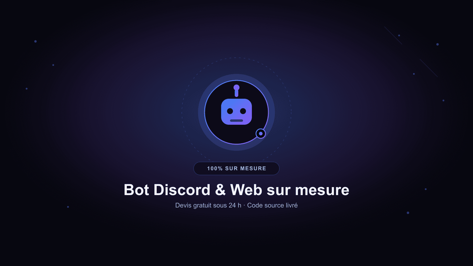 Bot Discord & Web sur mesure